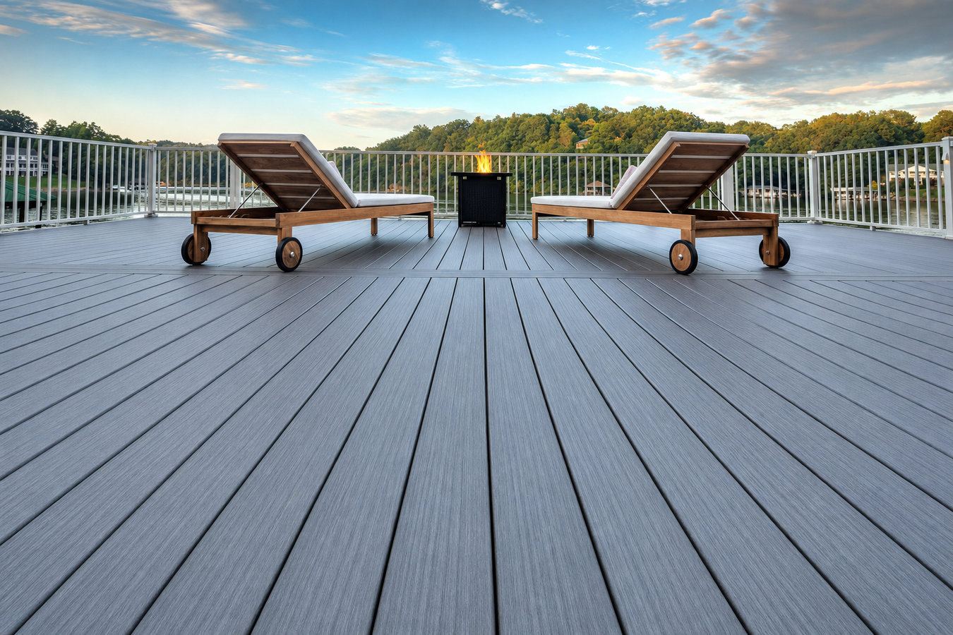 Composite deck installation in Santa Barbara, CA