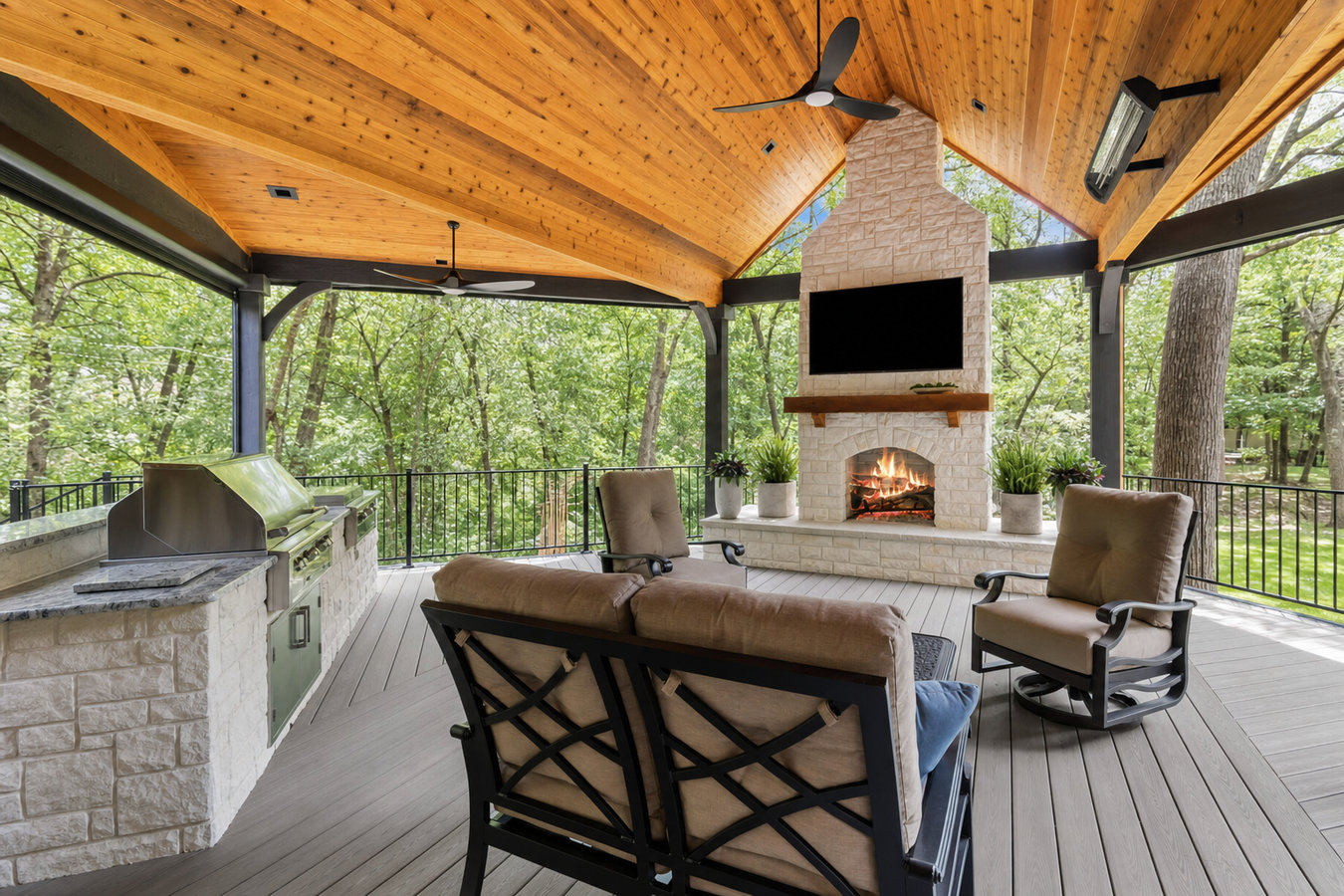 Covered decks and patio covers
