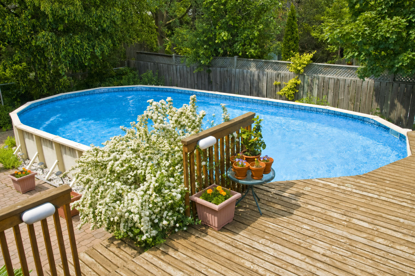 Pool deck construction in Santa Barbara, CA
